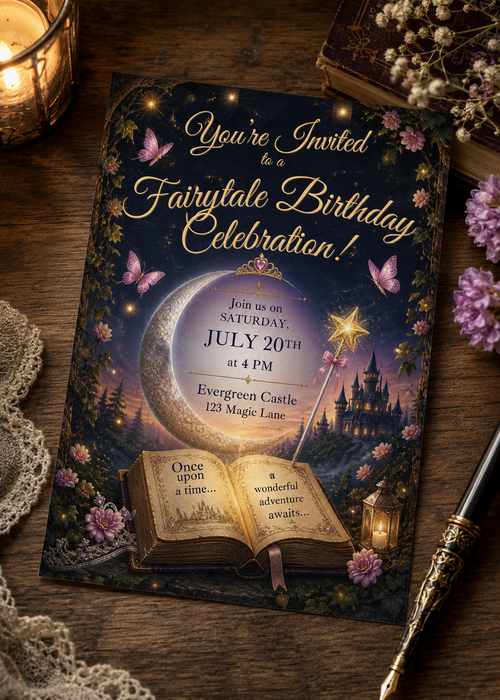 Fairytale Birthday Invitation